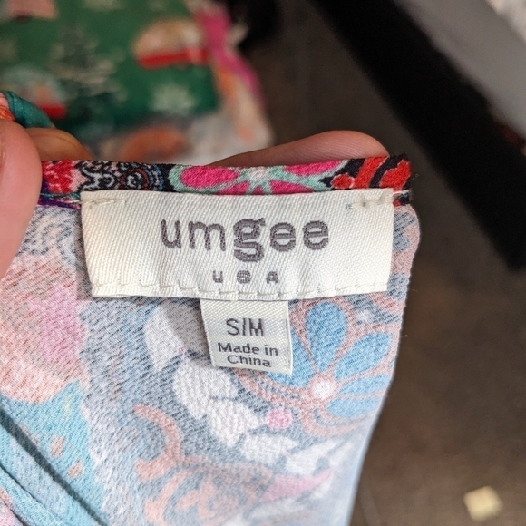 Umgee Boho Printed Kimono Sz S/M - Picture 7 of 8